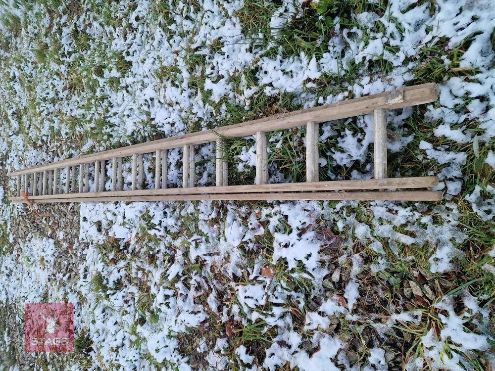 4.5M LONG WOODEN LADDER