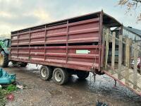 MARSHALL 25' LIVESTOCK/ BALE TRAILER - 2