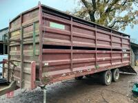 MARSHALL 25' LIVESTOCK/ BALE TRAILER - 18