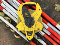 9 SURVEYING POLES & MEASURING TAPE - 5