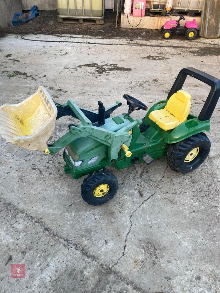 CHILDRENS RIDE ON JOHN DEERE