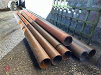 6 LENGTHS OF DRAINAGE PIPE