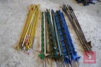 25 PLASTIC ELECTRIC FENCING STAKES