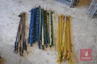 25 PLASTIC ELECTRIC FENCING STAKES - 3