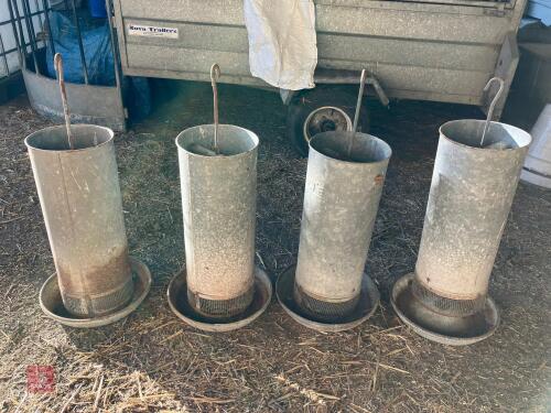 4 ELTEX POULTRY FEEDERS