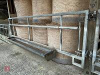 15' HD CATTLE FEED BARRIER & TROUGH (4) - 2