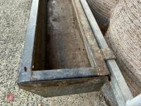 15' HD CATTLE FEED BARRIER & TROUGH (4) - 8