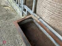 15' HD CATTLE FEED BARRIER & TROUGH (4) - 9