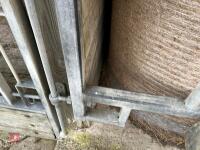 15' HD CATTLE FEED BARRIER & TROUGH (4) - 11