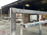 15' HD CATTLE FEED BARRIER & TROUGH (5) - 9