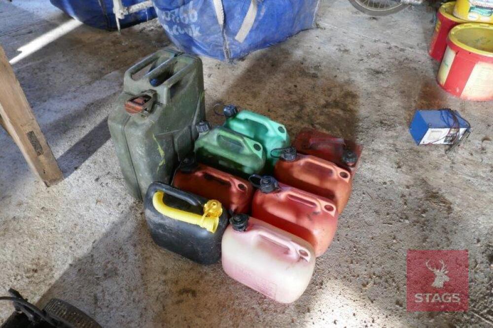9 FUEL CANS