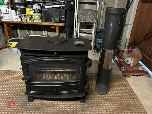 HUNTER HERALD SLIMLINE 8 WOODBURNER