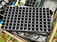 LRG QTY OF PLANT POTS AND SEED TRAYS - 3