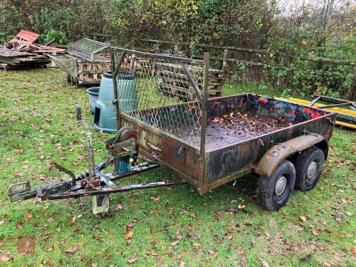 2.2M X 1.3M TWIN AXLE CAR TRAILER