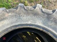 PAIR OF KLEBER 380/85 R28 TYRES - 7