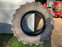 PAIR OF KLEBER 460/85 R38 TYRES - 2