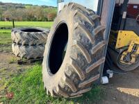 PAIR OF KLEBER 460/85 R38 TYRES - 10