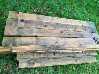 PALLET OF MIXED TIMBER BEAMS - 4