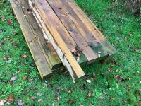 PALLET OF MIXED TIMBER BEAMS - 5