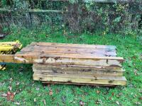 PALLET OF MIXED TIMBER BEAMS - 6