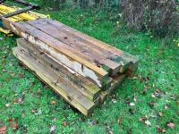 PALLET OF MIXED TIMBER BEAMS - 7