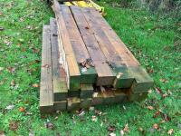 PALLET OF MIXED TIMBER BEAMS - 8