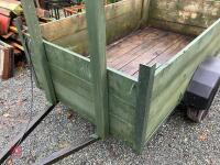 6' X 3' 6'' WOODEN CAR TRAILER - 4