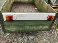 6' X 3' 6'' WOODEN CAR TRAILER - 16