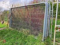 6 X HERAS FENCING PANELS - 2