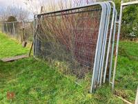 6 X HERAS FENCING PANELS - 4