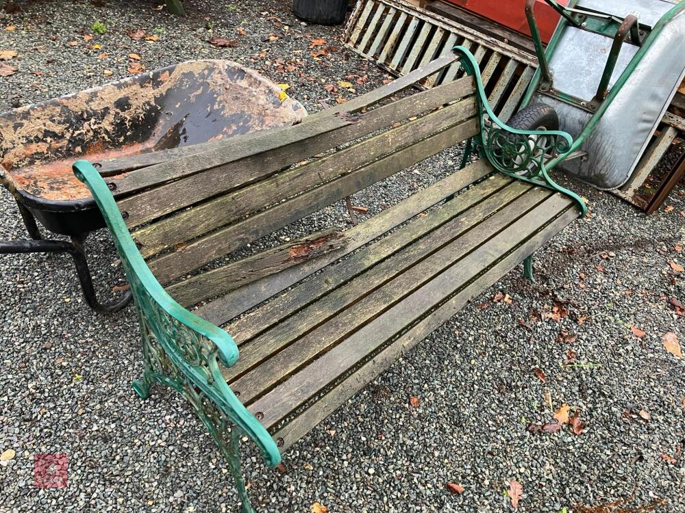 ORNATE GARDEN BENCH