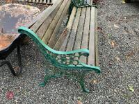 ORNATE GARDEN BENCH - 2