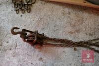 OLD CHAIN BLOCK/HOIST - 3