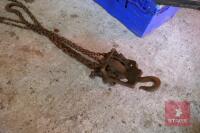 OLD CHAIN BLOCK/HOIST - 4