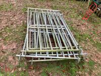 5 X 5' GALVANISED SHEEP HURDLES - 3