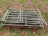 5 X 5' GALVANISED SHEEP HURDLES - 4