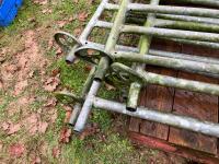 5 X 5' GALVANISED SHEEP HURDLES - 5