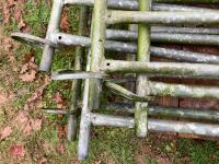 5 X 5' GALVANISED SHEEP HURDLES - 6