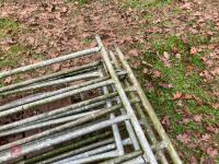 5 X 5' GALVANISED SHEEP HURDLES - 9