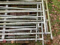 5 X 5' GALVANISED SHEEP HURDLES - 10