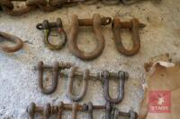 SELECTION OF 'D' & BOW SHACKLES - 2