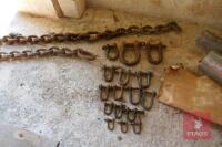 SELECTION OF 'D' & BOW SHACKLES - 4