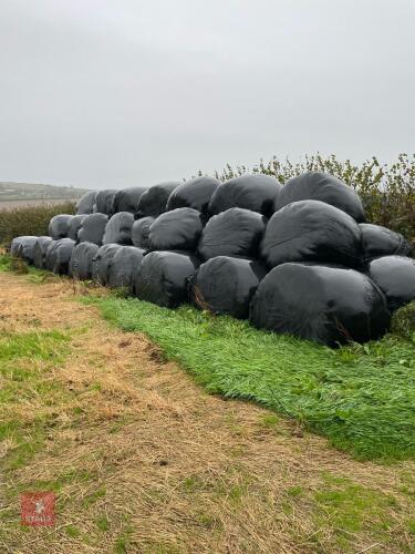 27 ROUND BALES OF HAYLAGE BIDS PER BALE