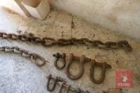 SELECTION OF 'D' & BOW SHACKLES - 6