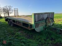 22' LOW LOADING TWIN TANDEM AXLE TRAILER