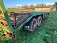 22' LOW LOADING TWIN TANDEM AXLE TRAILER - 10