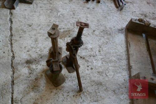 3 VINTAGE MECHANICAL JACKS