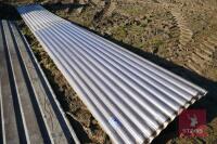 10 ROOFING SHEETS & 1 8' ROOF RIDGE - 2