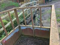 HOMEMADE RECTANGULAR CATTLE FEEDER - 10