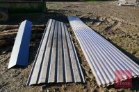 10 ROOFING SHEETS & 1 8' ROOF RIDGE - 4